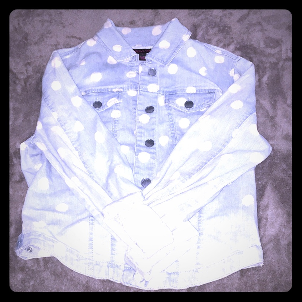 Polkadot Jean Jacket